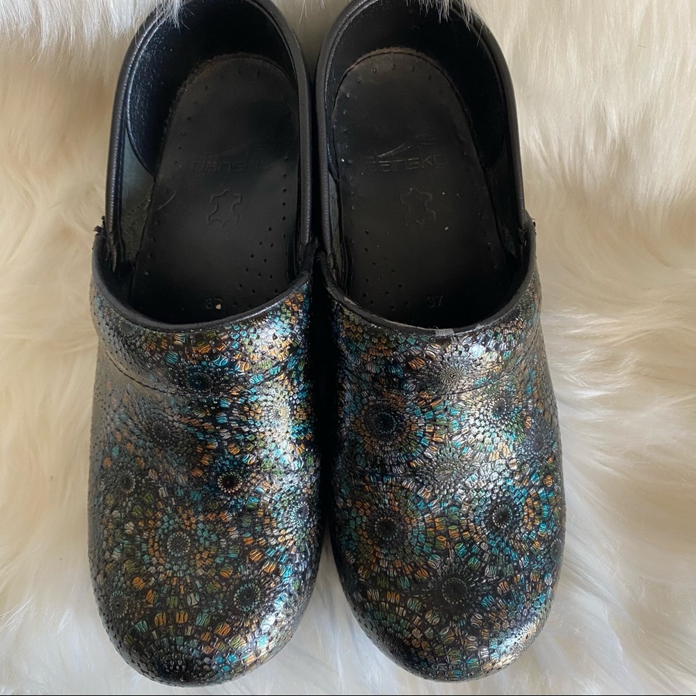 Dansko Professional Clog Metallic Sunburst Pattern - image 3